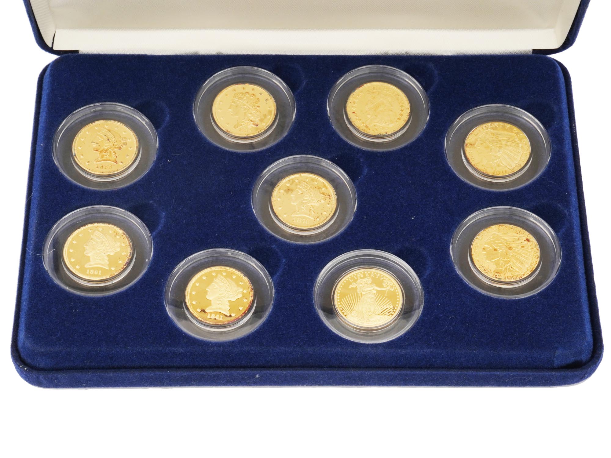 CERTIFIED HALF EAGLE PROOF MINT MARK TRIBUTE SET PIC-1